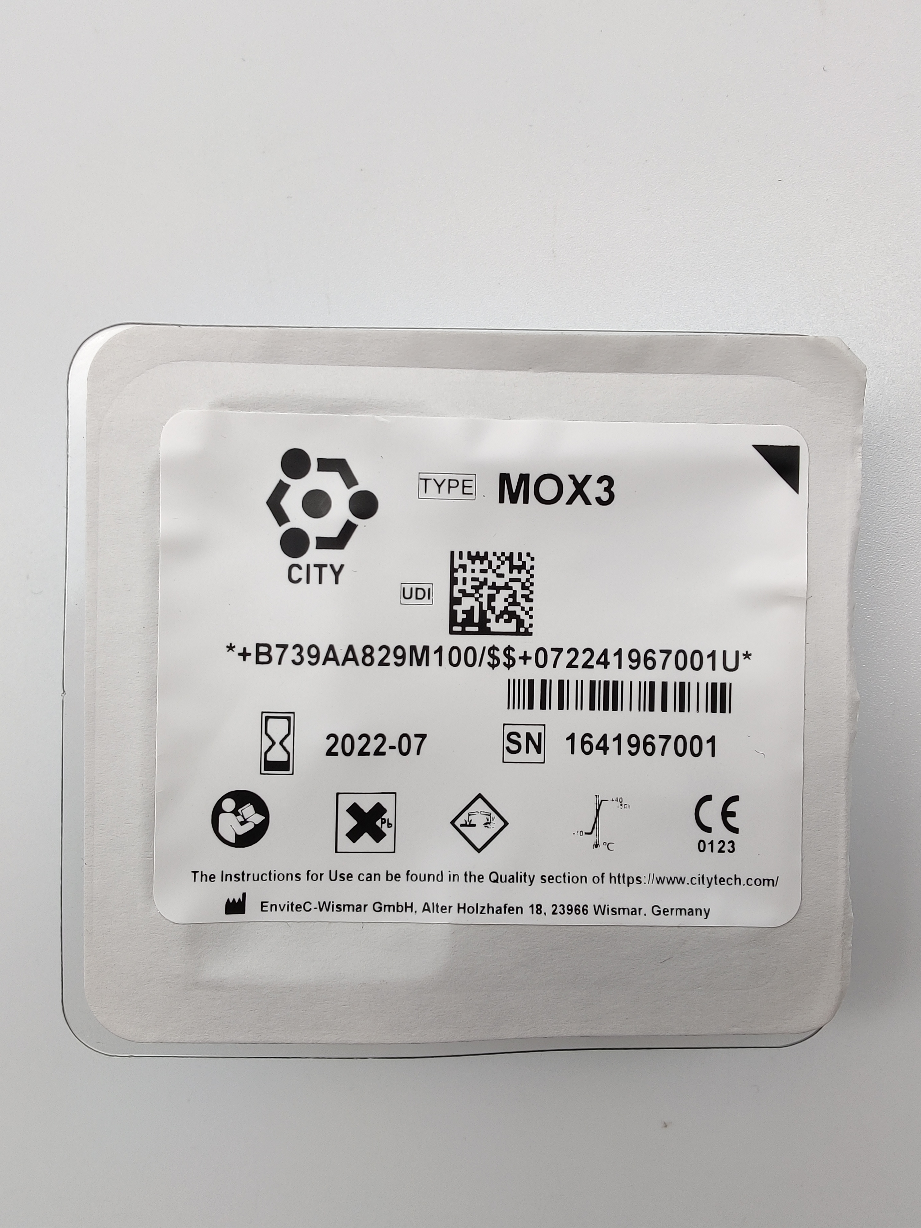 MOX-3  氧传感器